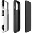 Black and White Geometric Shapes iPhone 15 Impact Case