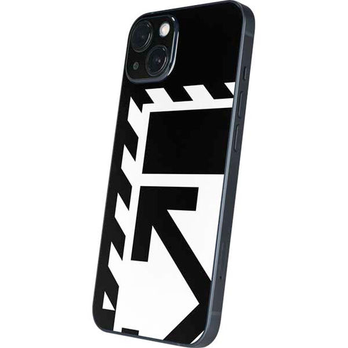 Black and White Geometric Shapes iPhone 14 Plus Skin