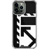 Black and White Geometric Shapes iPhone 14 Pro Max Clear Case