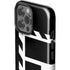 Black and White Geometric Shapes iPhone 15 Pro Max Impact Case