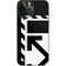 Black and White Geometric Shapes iPhone 14 Pro Max Skin
