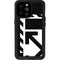 Black and White Geometric Shapes iPhone 14 Pro Max Waterproof Case