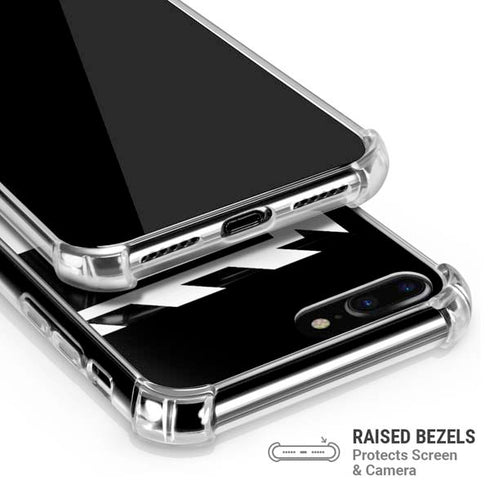 Black and White Geometric Shapes iPhone 7/8 Plus Clear Case
