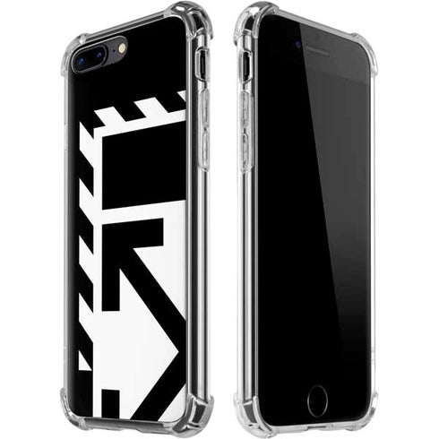 Black and White Geometric Shapes iPhone 7/8 Plus Clear Case