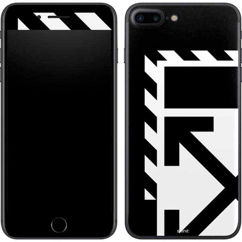 Black and White Geometric Shapes iPhone 7 Plus Skin