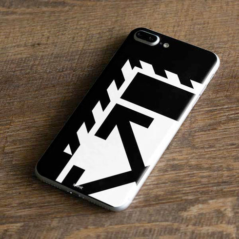 Black and White Geometric Shapes iPhone 8 Plus Skin