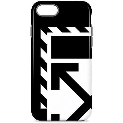 Black and White Geometric Shapes iPhone 8 Pro Case