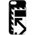 Black and White Geometric Shapes iPhone 8 Pro Case