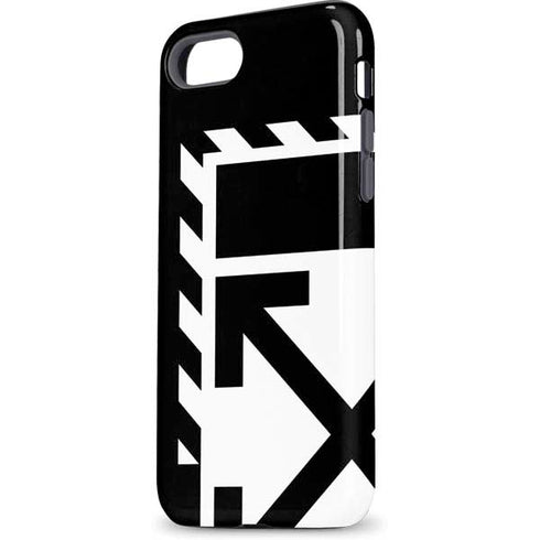 Black and White Geometric Shapes iPhone 8 Pro Case