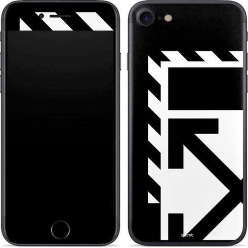 Black and White Geometric Shapes iPhone 8 Skin