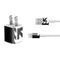 Black and White Geometric Shapes iPhone Charger (5W USB) Skin