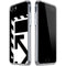 Black and White Geometric Shapes iPhone SE (2nd & 3rd Gen) Clear Case