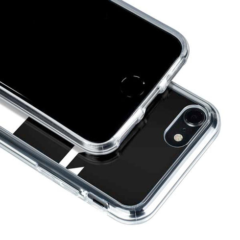 Black and White Geometric Shapes iPhone SE (2nd & 3rd Gen) Clear Case