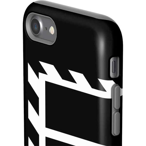 Black and White Geometric Shapes iPhone SE (2nd & 3rd Gen) Pro Case