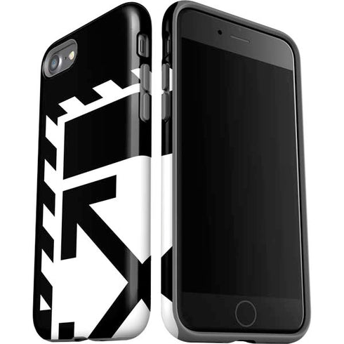 Black and White Geometric Shapes iPhone SE (2nd & 3rd Gen) Pro Case