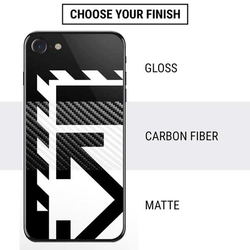 Black and White Geometric Shapes iPhone SE (2nd & 3rd Gen) Skin
