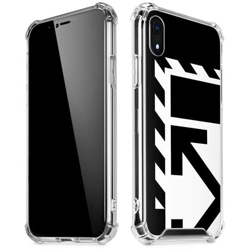 Black and White Geometric Shapes iPhone XR Clear Case