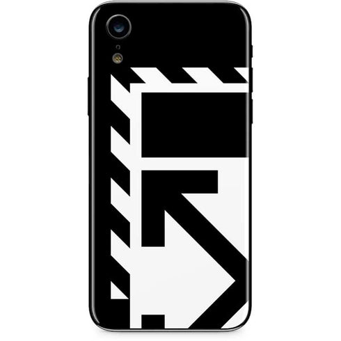 Black and White Geometric Shapes iPhone XR Skin
