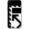 Black and White Geometric Shapes iPhone XR Skin