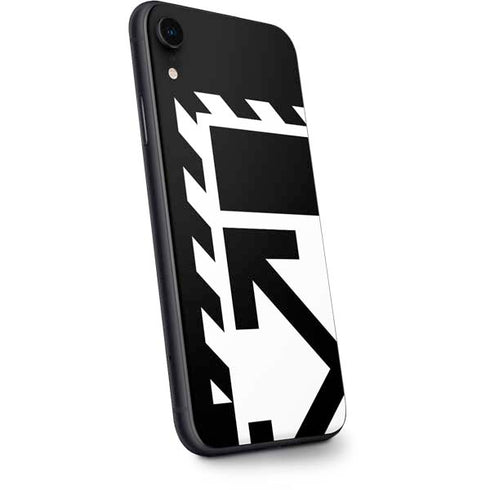 Black and White Geometric Shapes iPhone XR Skin