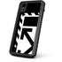 Black and White Geometric Shapes iPhone XR Waterproof Case
