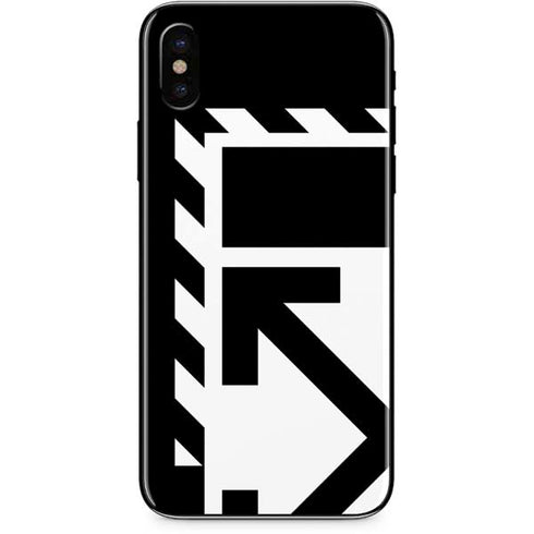 Black and White Geometric Shapes iPhone XS Max Skin
