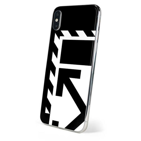 Black and White Geometric Shapes iPhone XS Max Skin