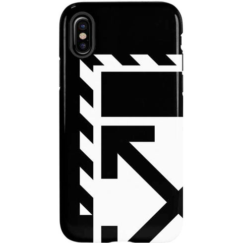 Black and White Geometric Shapes iPhone XS Pro Case