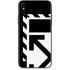 Black and White Geometric Shapes iPhone XS Skin