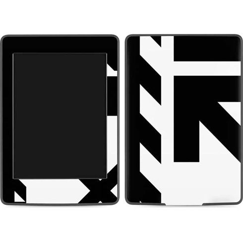 Black and White Geometric Shapes Amazon Kindle Skin