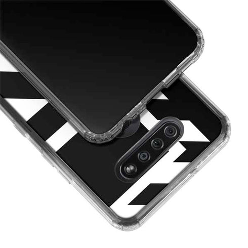 Black and White Geometric Shapes LG K51/Q51 Clear Case