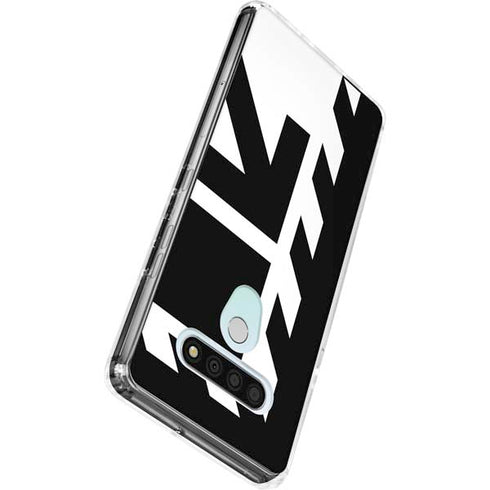 Black and White Geometric Shapes LG Stylo 6 Clear Case