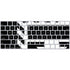Black and White Geometric Shapes Magic Keyboard Skin