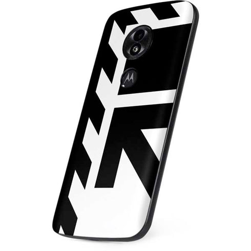 Black and White Geometric Shapes Moto E5 Play Skin