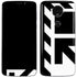 Black and White Geometric Shapes Moto E5 Plus Skin