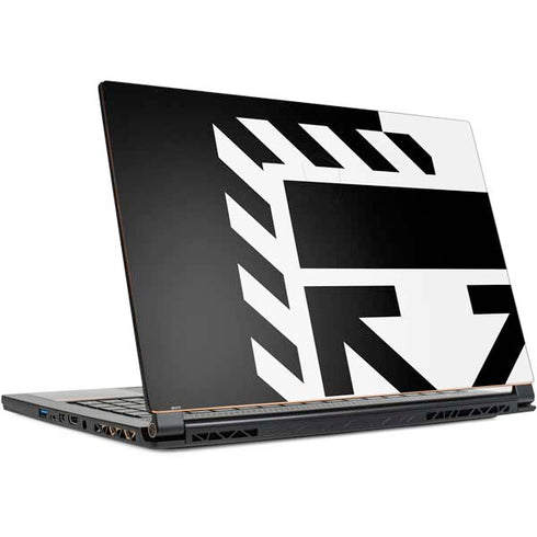 Black and White Geometric Shapes MSI GS65 Stealth Laptop Skin