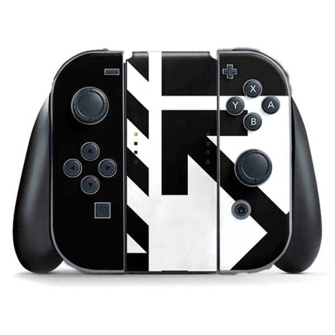 Black and White Geometric Shapes Nintendo Switch (2017-2021) Joy-Con Controller Skin
