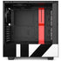 Black and White Geometric Shapes NZXT H510 Compact ATX Mid-Tower Case Skin