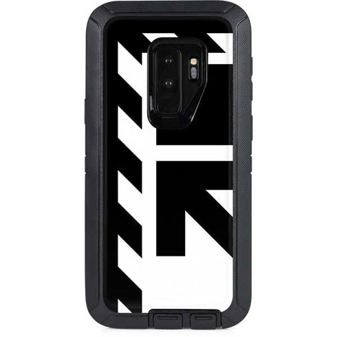 Black and White Geometric Shapes Otterbox Defender Galaxy Skin