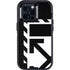 Black and White Geometric Shapes Otterbox Defender iPhone Skin