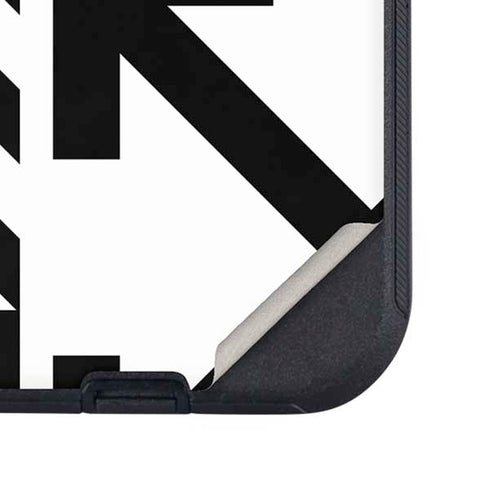 Black and White Geometric Shapes Otterbox Defender iPhone Skin