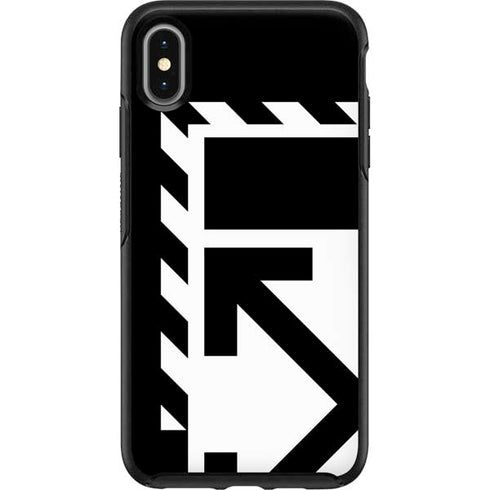 Black and White Geometric Shapes Otterbox Symmetry iPhone Skin