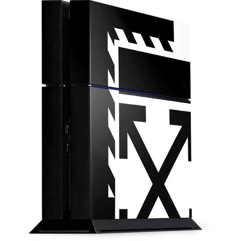 Black and White Geometric Shapes PS4 Console Skin