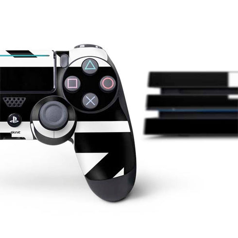 Black and White Geometric Shapes PS4 Pro Bundle Skin