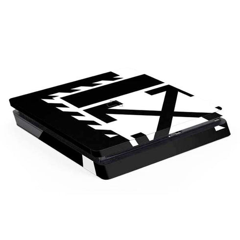 Black and White Geometric Shapes PS4 Slim Skin