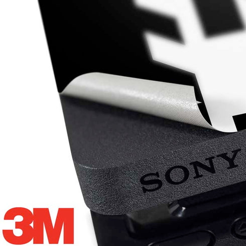 Black and White Geometric Shapes PS4 Slim Skin