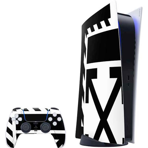 Black and White Geometric Shapes PS5 Digital Edition Bundle Skin