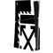 Black and White Geometric Shapes PS5 Slim Disk Console Skin