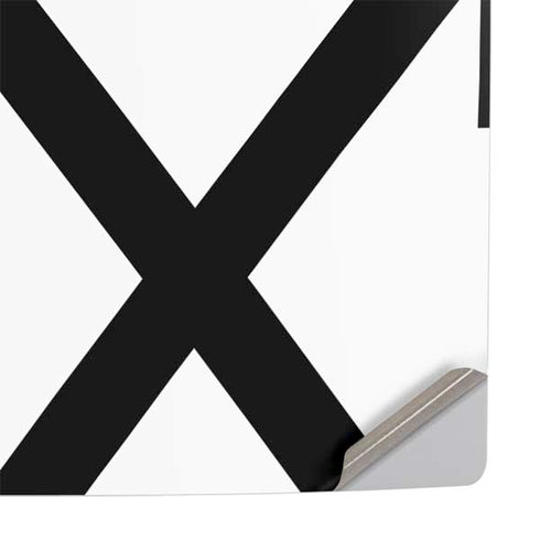 Black and White Geometric Shapes PS5 Slim Digital Edition Console Skin