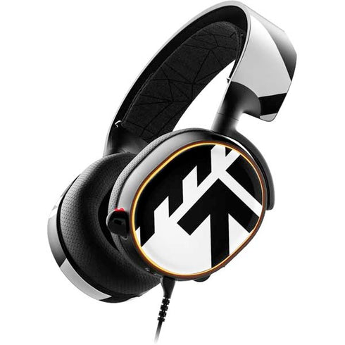 Black and White Geometric Shapes SteelSeries Arctis 5 Skin